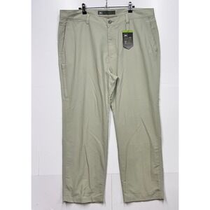 REI Adventures Men 40x30 Fog Tan Quick Dry UPF 50+ Pants NWT Zip Security Pocket